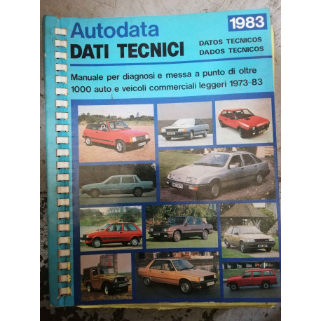 AUTODATA DATI TECNICI 1983