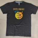 T-Shirt Nera FATE I BRAVI ORIGINAL ANGEL VERSUS DEVIL